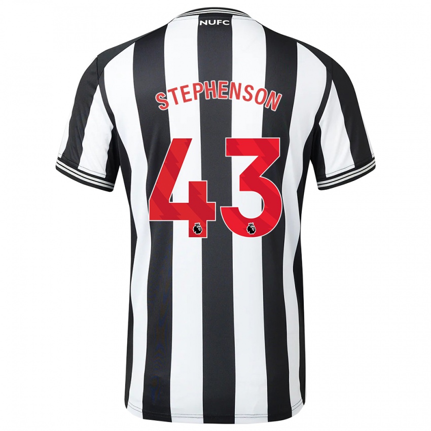 Mulher Camisola Dylan Stephenson #43 Preto Branco Principal 2023/24 Camisa Brasil