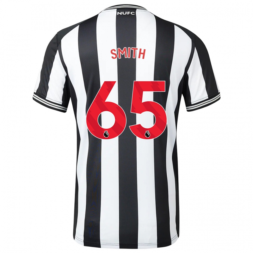 Mulher Camisola Jude Smith #65 Preto Branco Principal 2023/24 Camisa Brasil