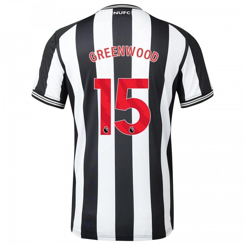 Mulher Camisola Hannah Greenwood #15 Preto Branco Principal 2023/24 Camisa Brasil