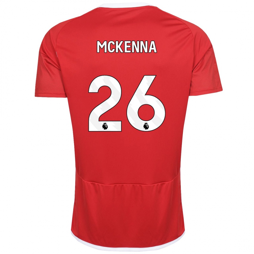 Mulher Camisola Scott Mckenna #26 Vermelho Principal 2023/24 Camisa Brasil