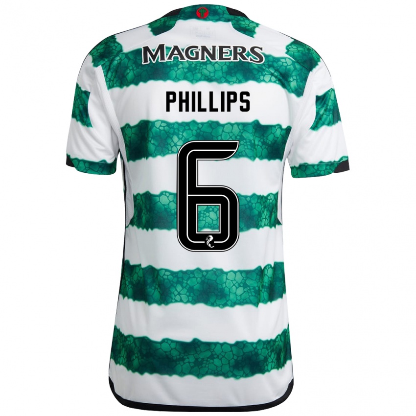 Mulher Camisola Nathaniel Phillips #6 Verde Principal 2023/24 Camisa Brasil