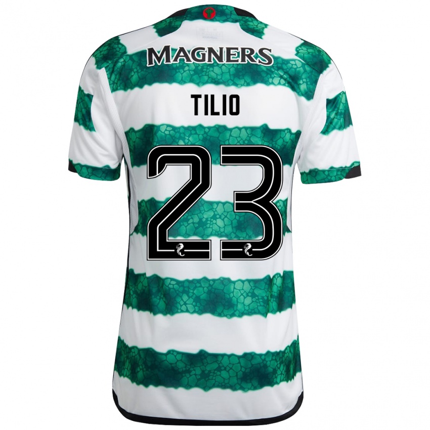 Mulher Camisola Marco Tilio #23 Verde Principal 2023/24 Camisa Brasil