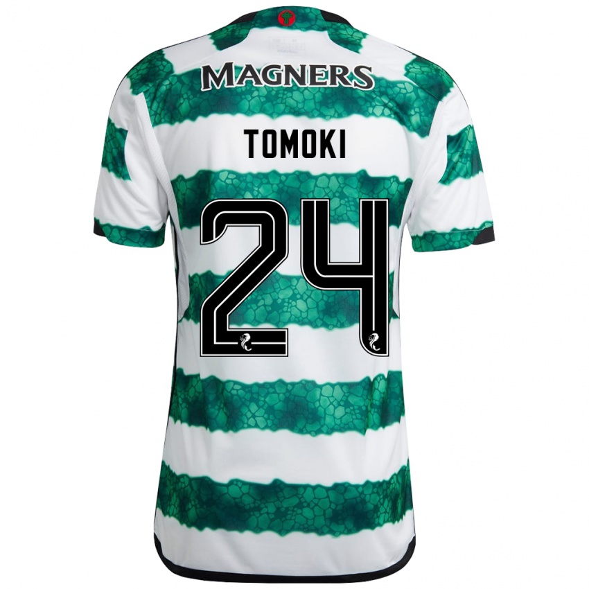 Mulher Camisola Tomoki Iwata #24 Verde Principal 2023/24 Camisa Brasil