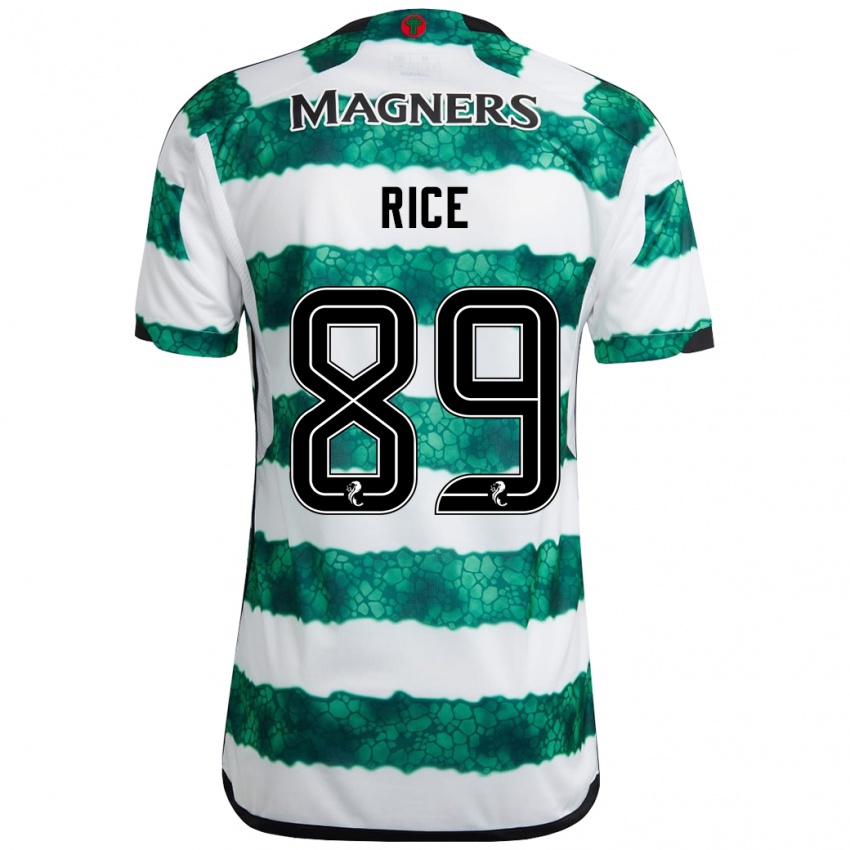 Mulher Camisola Aidan Rice #89 Verde Principal 2023/24 Camisa Brasil