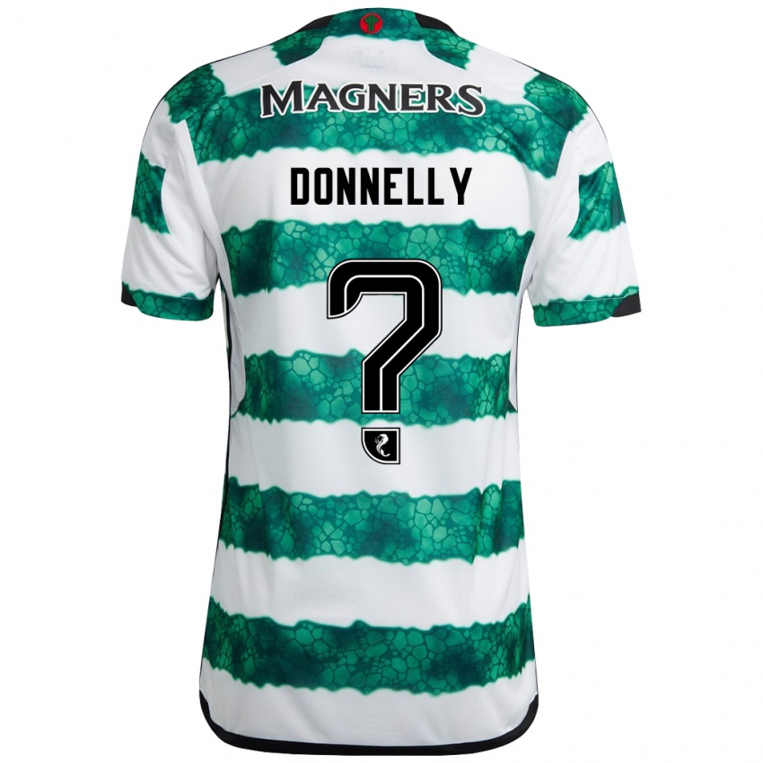 Mulher Camisola Jacob Donnelly #0 Verde Principal 2023/24 Camisa Brasil