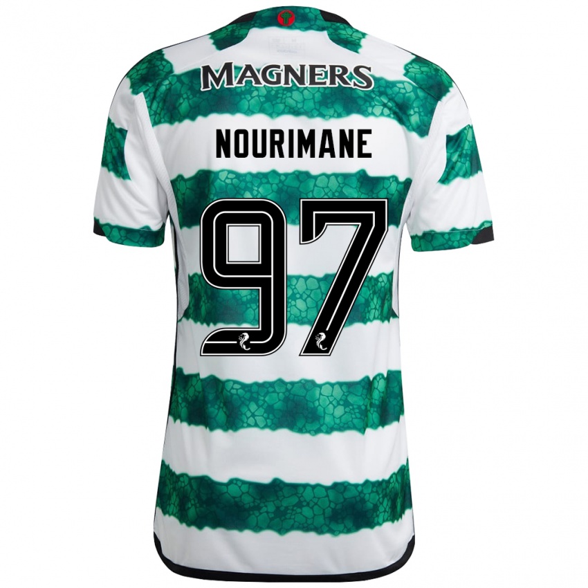 Mulher Camisola Addi Nourimane #97 Verde Principal 2023/24 Camisa Brasil