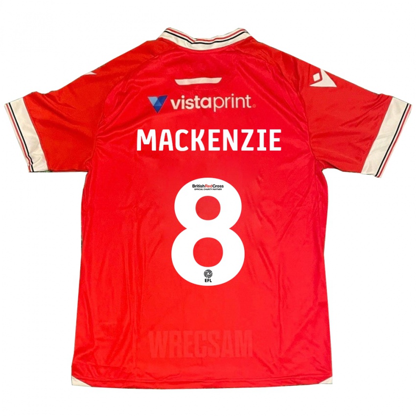 Mulher Camisola Libby Mackenzie #8 Vermelho Principal 2023/24 Camisa Brasil