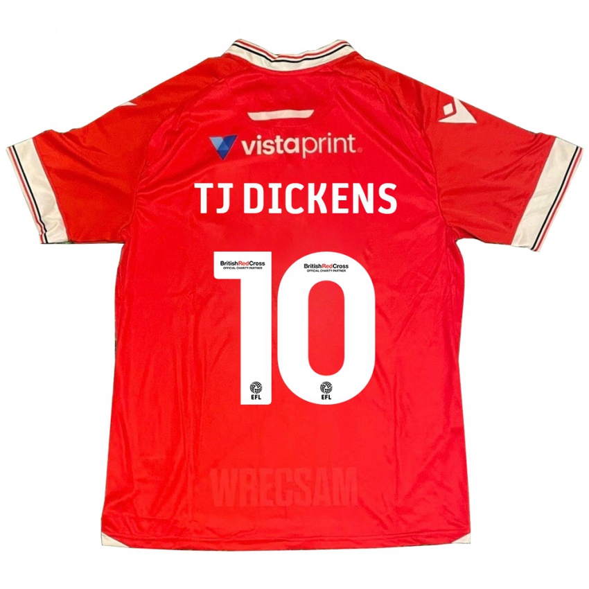 Mulher Camisola Tonicha Tj Dickens #10 Vermelho Principal 2023/24 Camisa Brasil