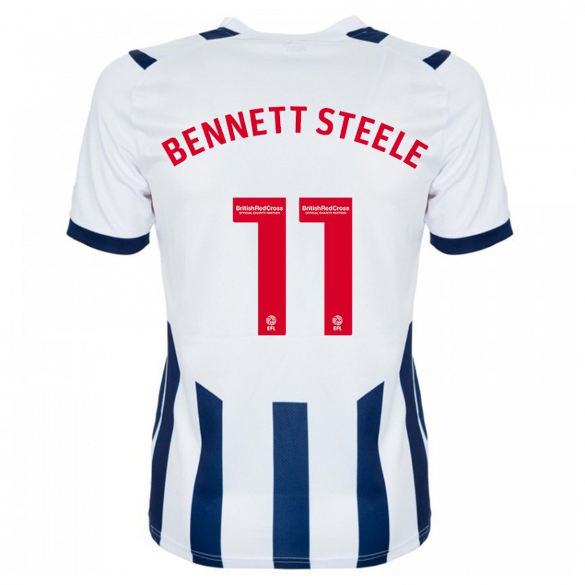 Mulher Camisola Lizzie Bennett-Steele #11 Branco Principal 2023/24 Camisa Brasil