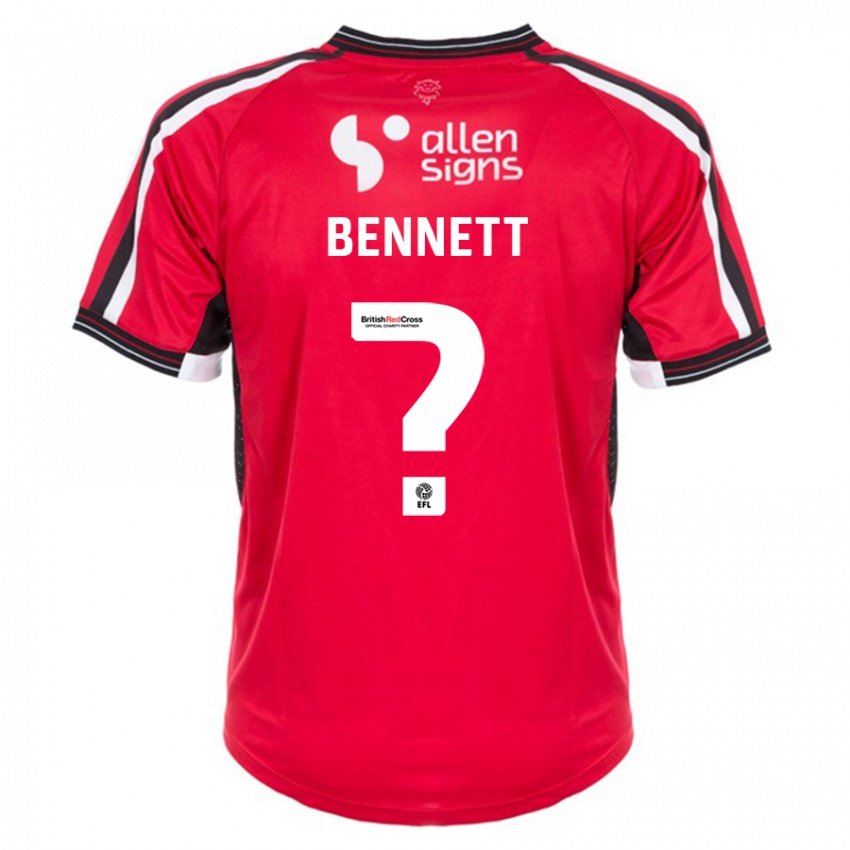 Mulher Camisola Hugo Bennett #0 Vermelho Principal 2023/24 Camisa Brasil