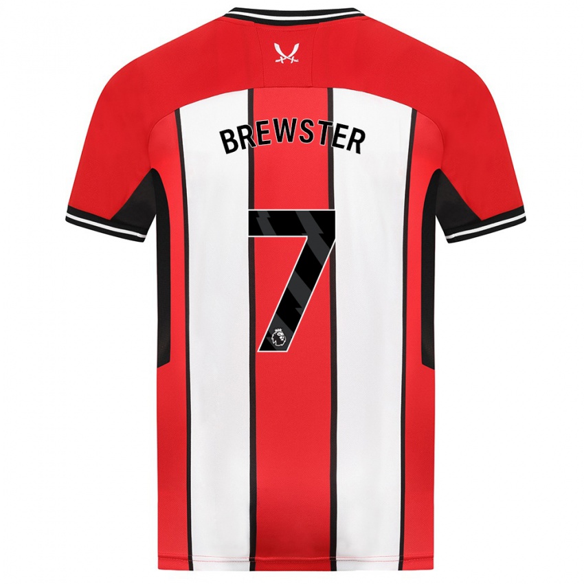 Mulher Camisola Rhian Brewster #7 Vermelho Principal 2023/24 Camisa Brasil