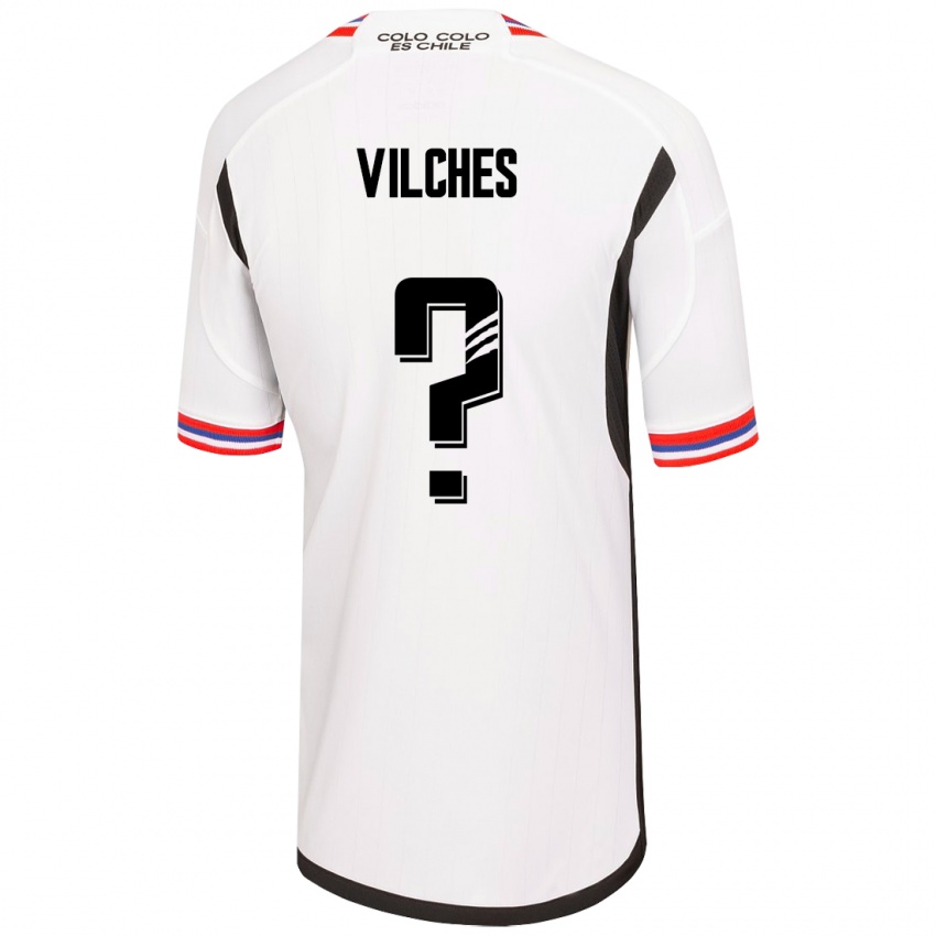 Mulher Camisola Patricio Vilches #0 Branco Principal 2023/24 Camisa Brasil