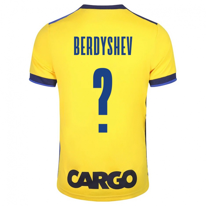 Mulher Camisola Tikhon Berdyshev #0 Amarelo Principal 2023/24 Camisa Brasil