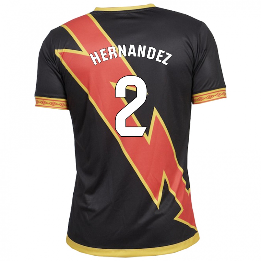 Mulher Camisola Marco Hernández #2 Preto Alternativa 2023/24 Camisa Brasil