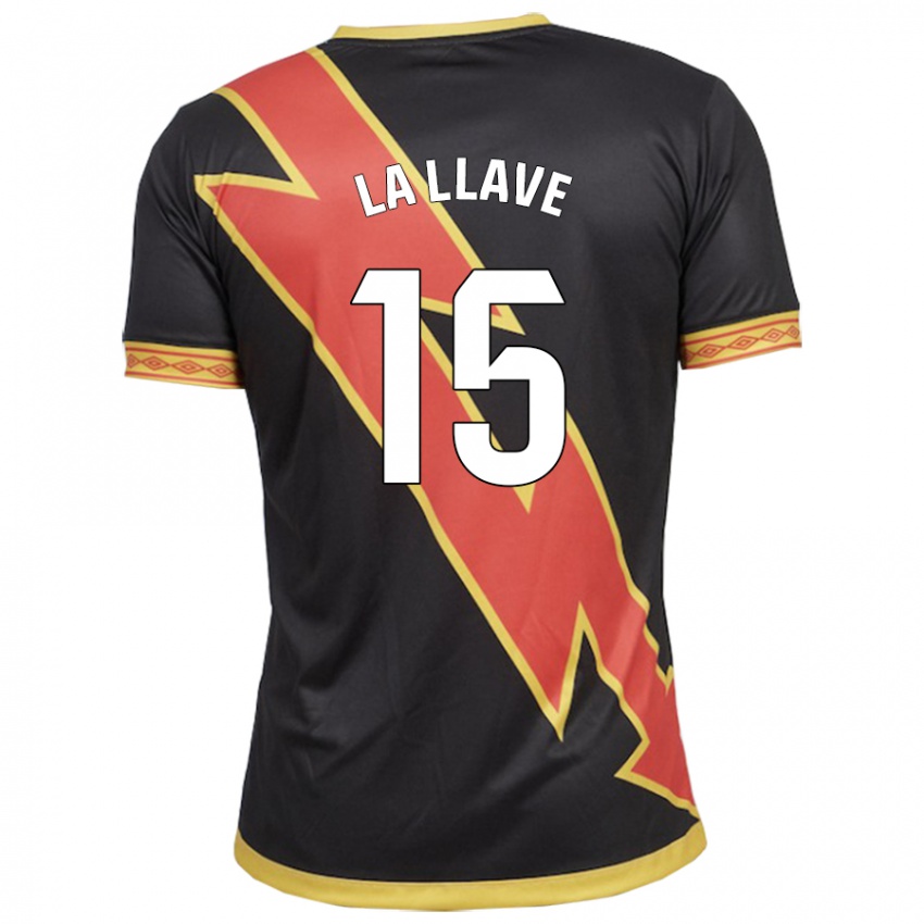 Mulher Camisola Kevin De La Llave #15 Preto Alternativa 2023/24 Camisa Brasil