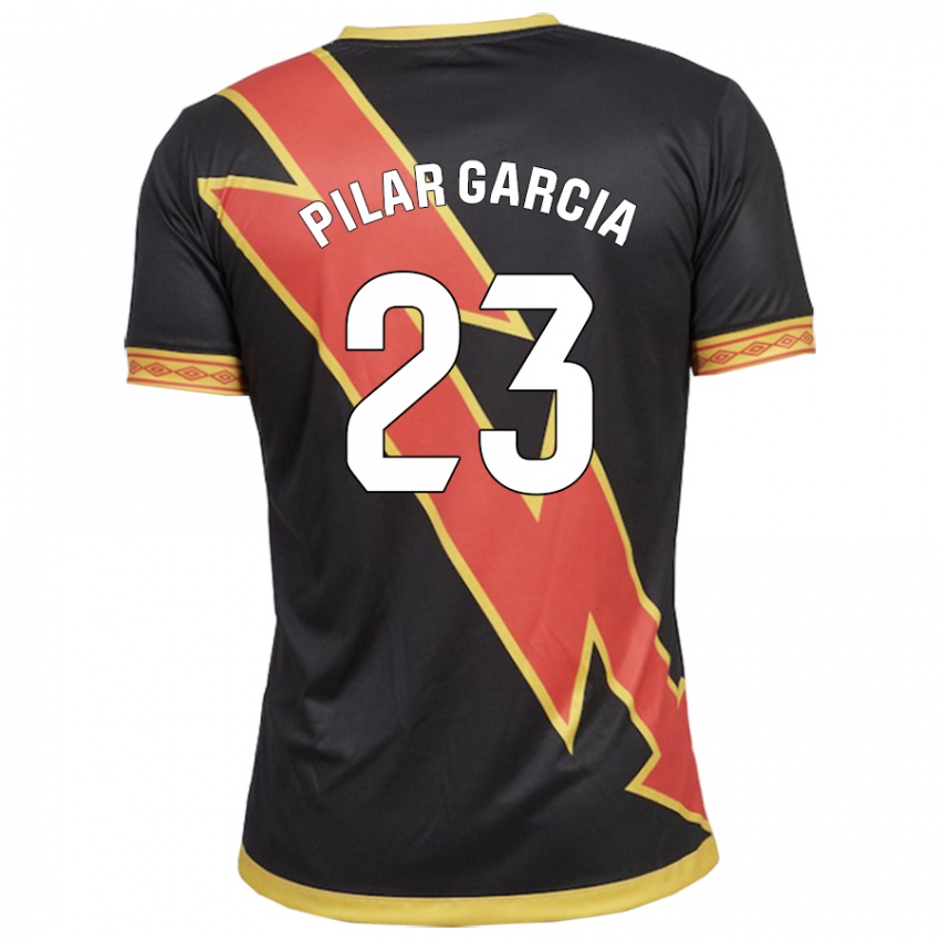 Mulher Camisola María Pilar García Villalba #23 Preto Alternativa 2023/24 Camisa Brasil