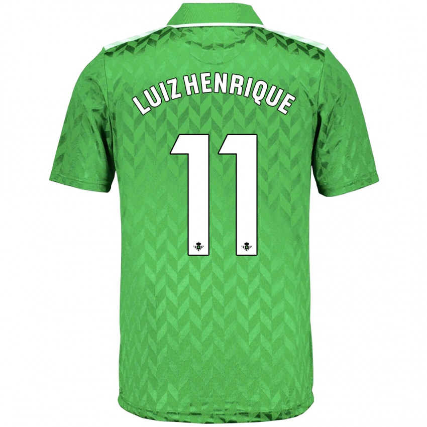 Mulher Camisola Luiz Henrique #11 Verde Alternativa 2023/24 Camisa Brasil