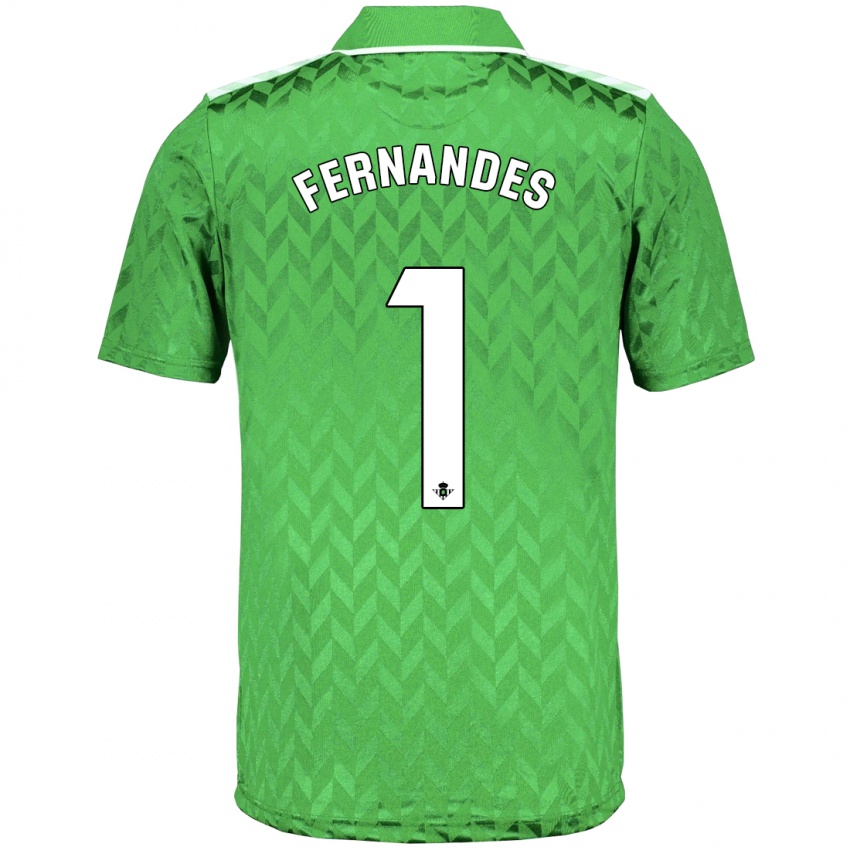 Mulher Camisola Guilherme Fernandes #1 Verde Alternativa 2023/24 Camisa Brasil