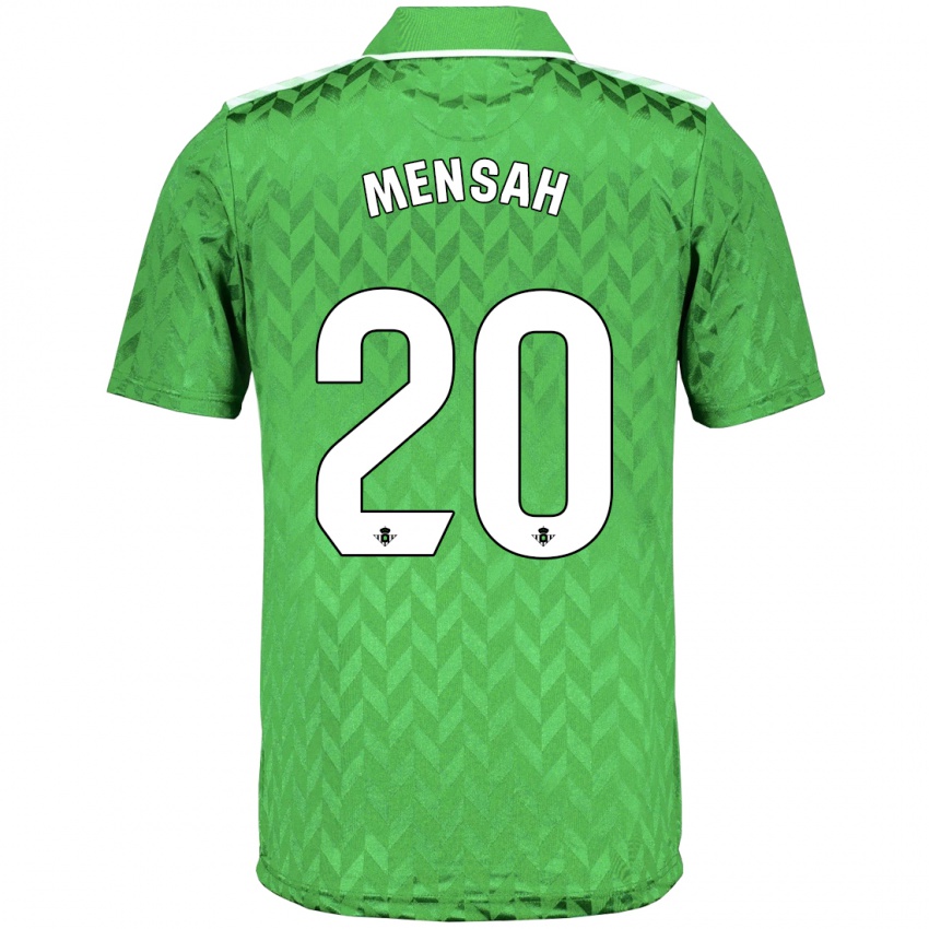 Mulher Camisola Mawuli Mensah #20 Verde Alternativa 2023/24 Camisa Brasil