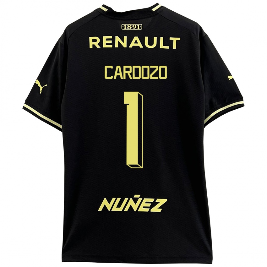 Mulher Camisola Thiago Cardozo #1 Preto Alternativa 2023/24 Camisa Brasil