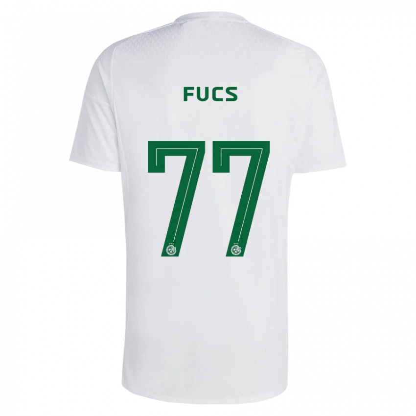 Mulher Camisola Roee Fucs #77 Azul Esverdeado Alternativa 2023/24 Camisa Brasil