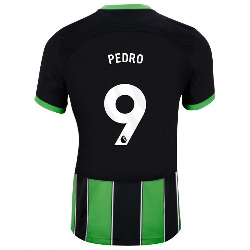 Mulher Camisola João Pedro #9 Preto Verde Alternativa 2023/24 Camisa Brasil