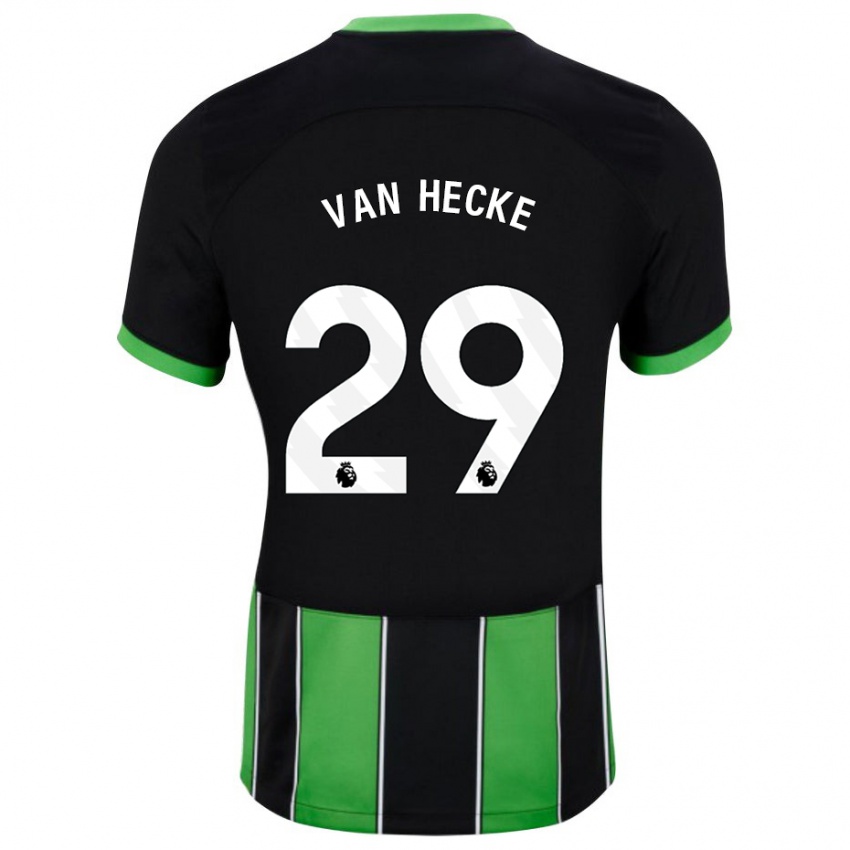 Mulher Camisola Jan Paul Van Hecke #29 Preto Verde Alternativa 2023/24 Camisa Brasil