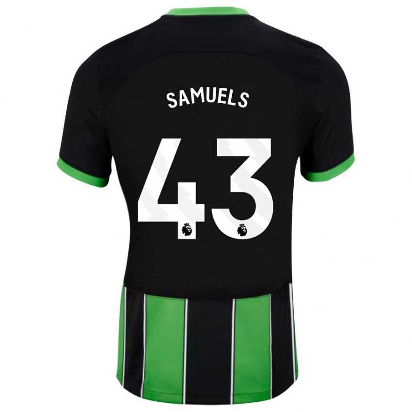 Mulher Camisola Imari Samuels #43 Preto Verde Alternativa 2023/24 Camisa Brasil