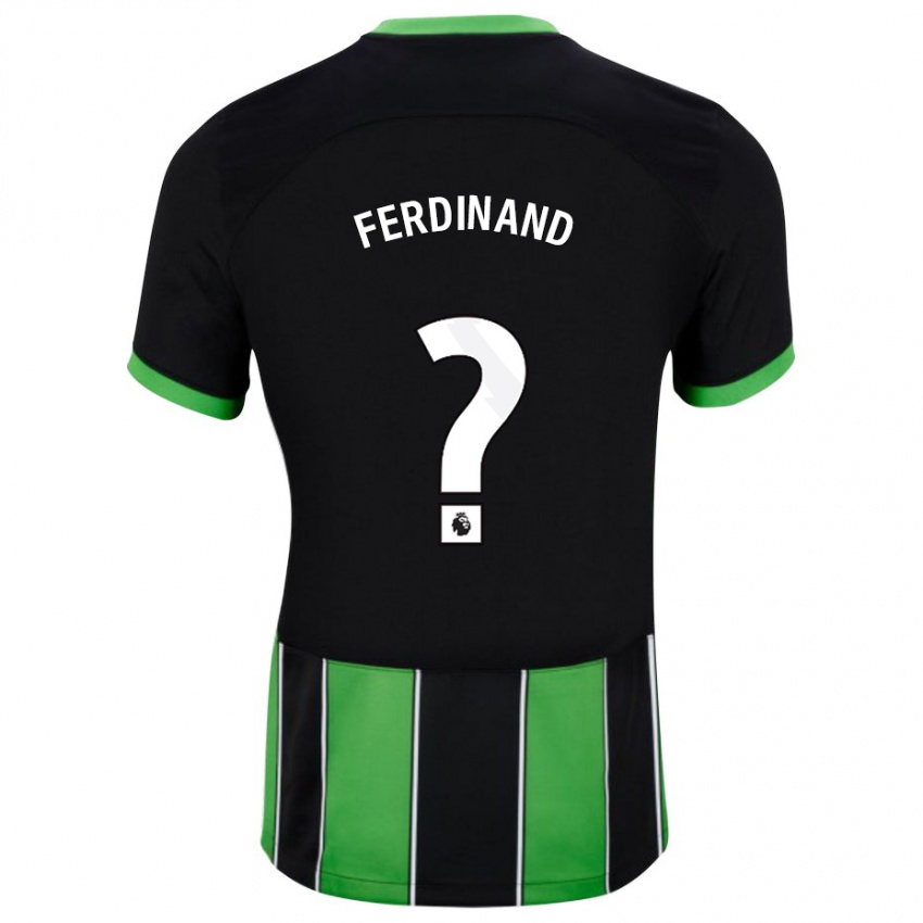 Mulher Camisola Lorenz Ferdinand #0 Preto Verde Alternativa 2023/24 Camisa Brasil