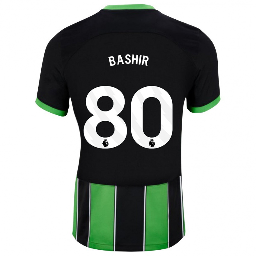Mulher Camisola Sahil Bashir #80 Preto Verde Alternativa 2023/24 Camisa Brasil