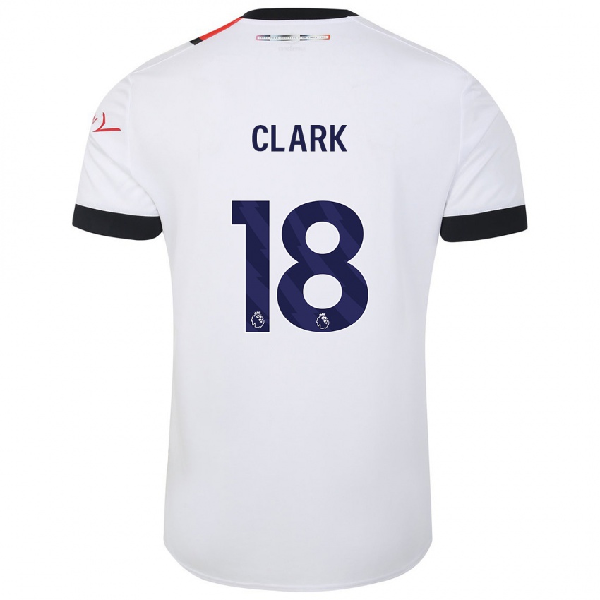 Mulher Camisola Jordan Clark #18 Branco Alternativa 2023/24 Camisa Brasil