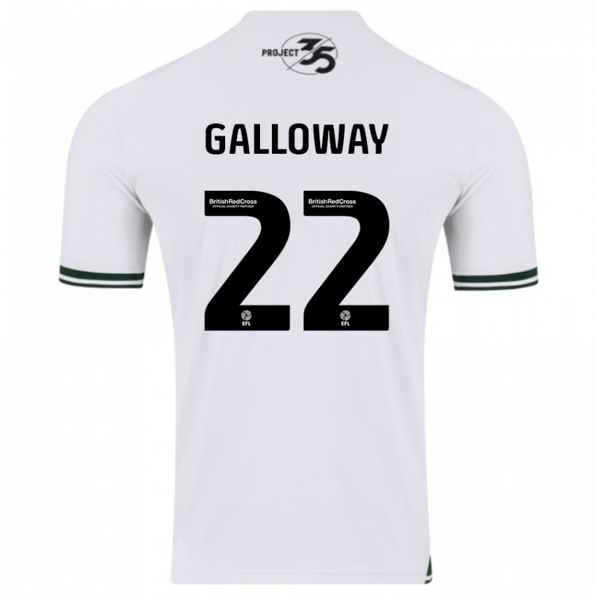 Mulher Camisola Brendan Galloway #22 Branco Alternativa 2023/24 Camisa Brasil