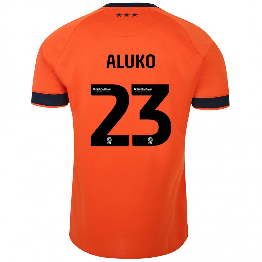 Mulher Camisola Sone Aluko #23 Laranja Alternativa 2023/24 Camisa Brasil