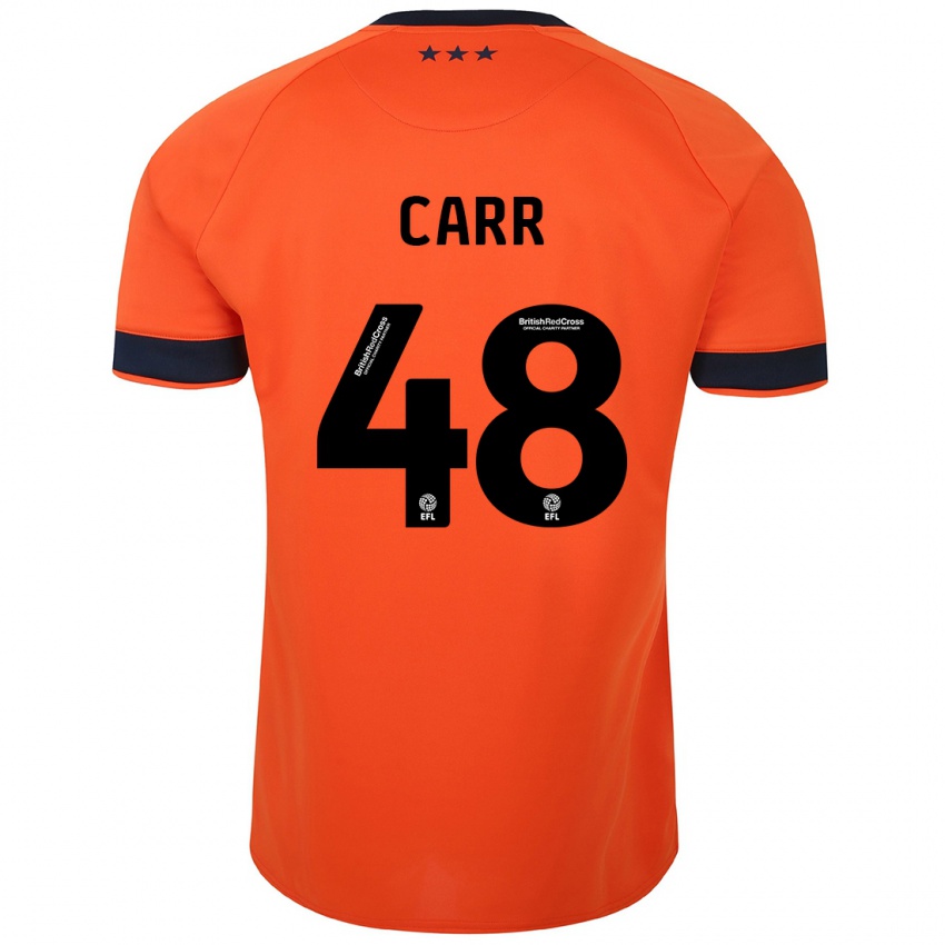 Mulher Camisola Ryan Carr #48 Laranja Alternativa 2023/24 Camisa Brasil