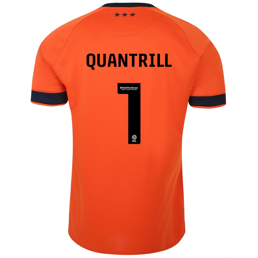 Mulher Camisola Sarah Quantrill #1 Laranja Alternativa 2023/24 Camisa Brasil