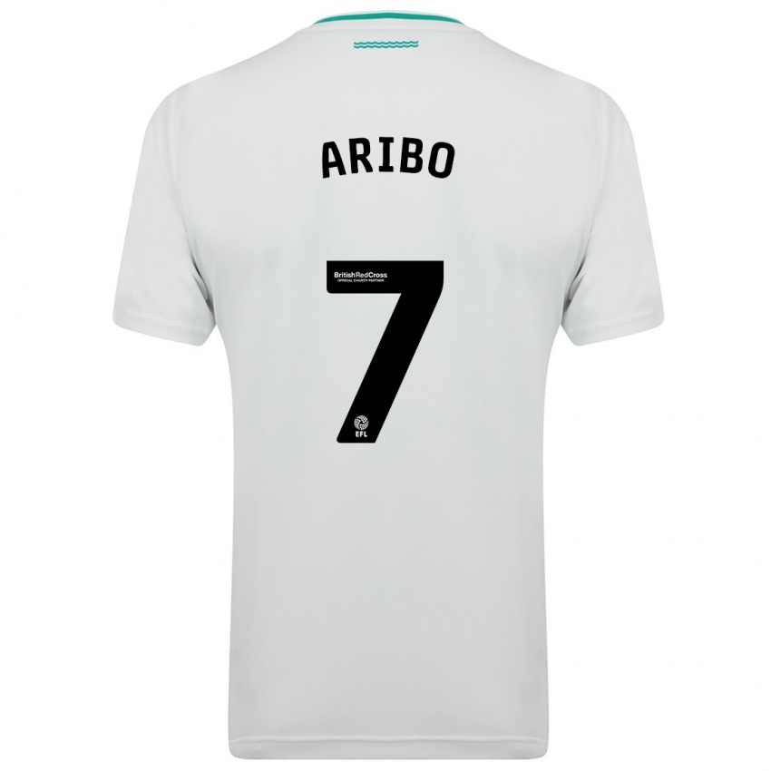 Mulher Camisola Joe Aribo #7 Branco Alternativa 2023/24 Camisa Brasil