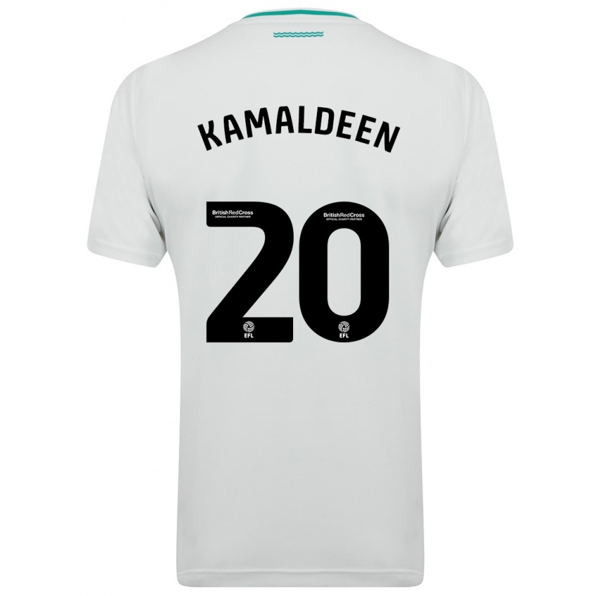 Mulher Camisola Kamaldeen Sulemana #20 Branco Alternativa 2023/24 Camisa Brasil