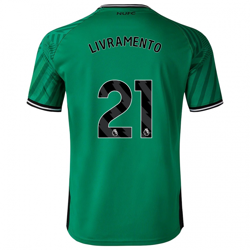 Mulher Camisola Tino Livramento #21 Verde Alternativa 2023/24 Camisa Brasil