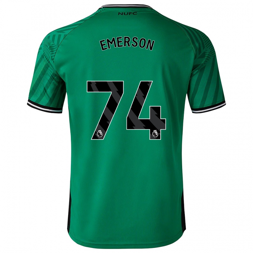 Mulher Camisola Johnny Emerson #74 Verde Alternativa 2023/24 Camisa Brasil