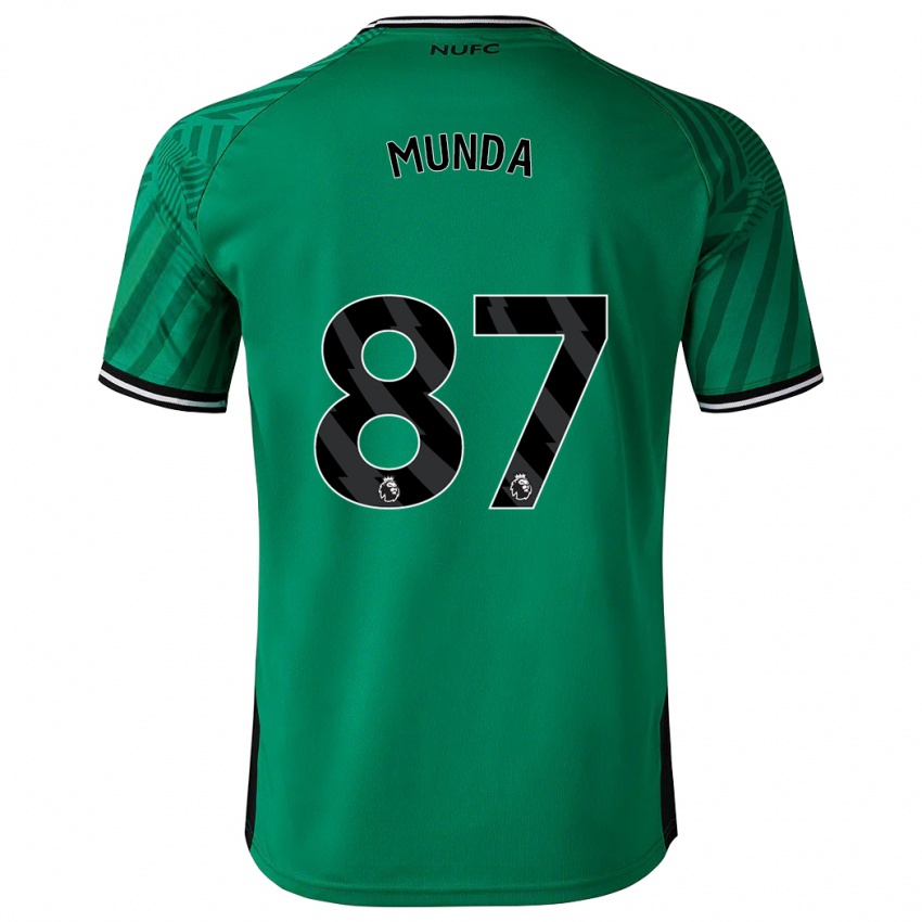 Mulher Camisola Anthony Munda #87 Verde Alternativa 2023/24 Camisa Brasil