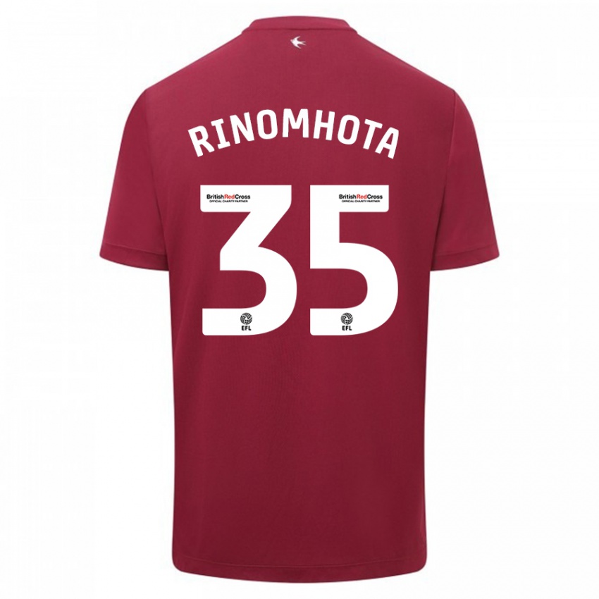 Mulher Camisola Andy Rinomhota #35 Vermelho Alternativa 2023/24 Camisa Brasil