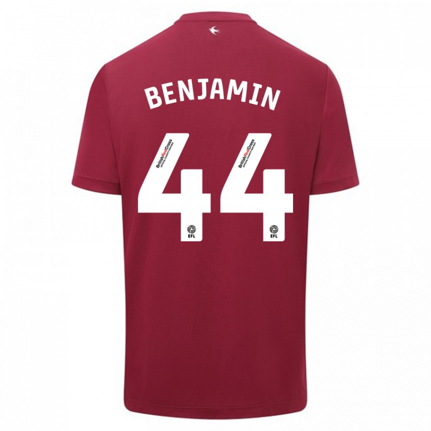 Mulher Camisola Xavier Benjamin #44 Vermelho Alternativa 2023/24 Camisa Brasil