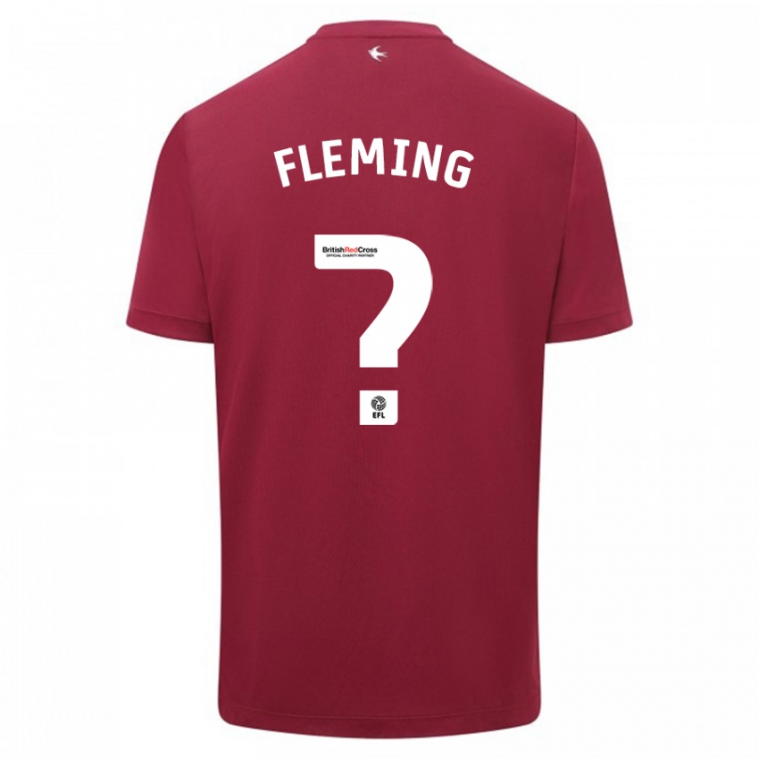Mulher Camisola Cole Fleming #0 Vermelho Alternativa 2023/24 Camisa Brasil