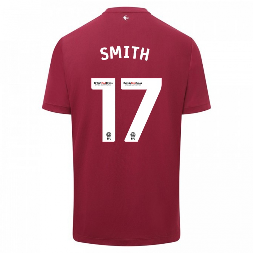 Mulher Camisola Hollie Smith #17 Vermelho Alternativa 2023/24 Camisa Brasil