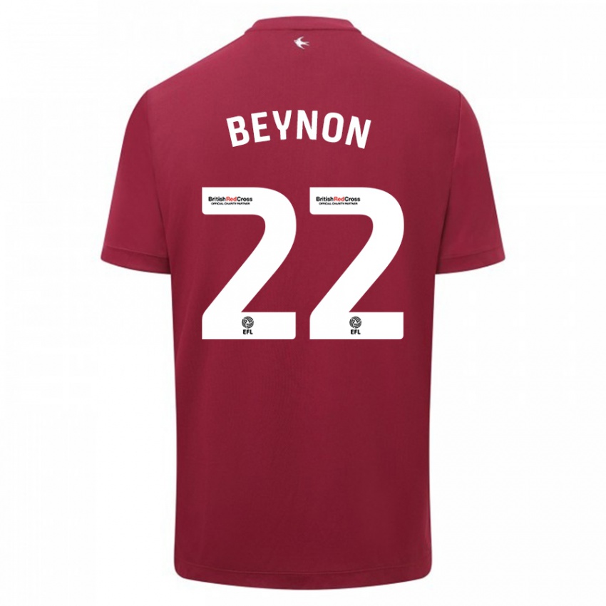 Mulher Camisola Emma Beynon #22 Vermelho Alternativa 2023/24 Camisa Brasil