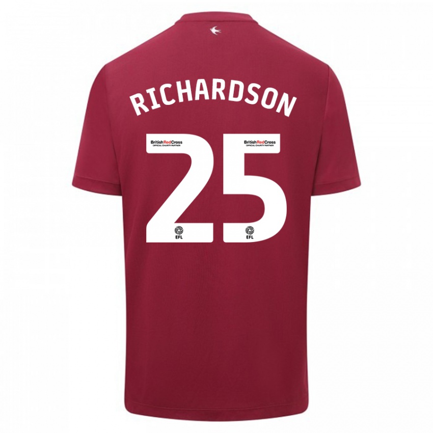 Mulher Camisola Tija Richardson #25 Vermelho Alternativa 2023/24 Camisa Brasil