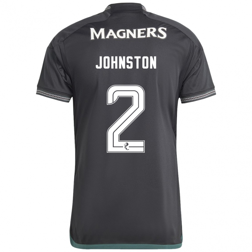 Mulher Camisola Alistair Johnston #2 Preto Alternativa 2023/24 Camisa Brasil