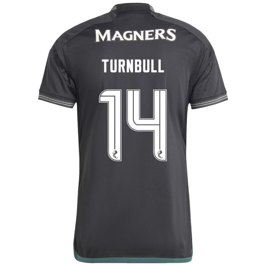 Mulher Camisola David Turnbull #14 Preto Alternativa 2023/24 Camisa Brasil