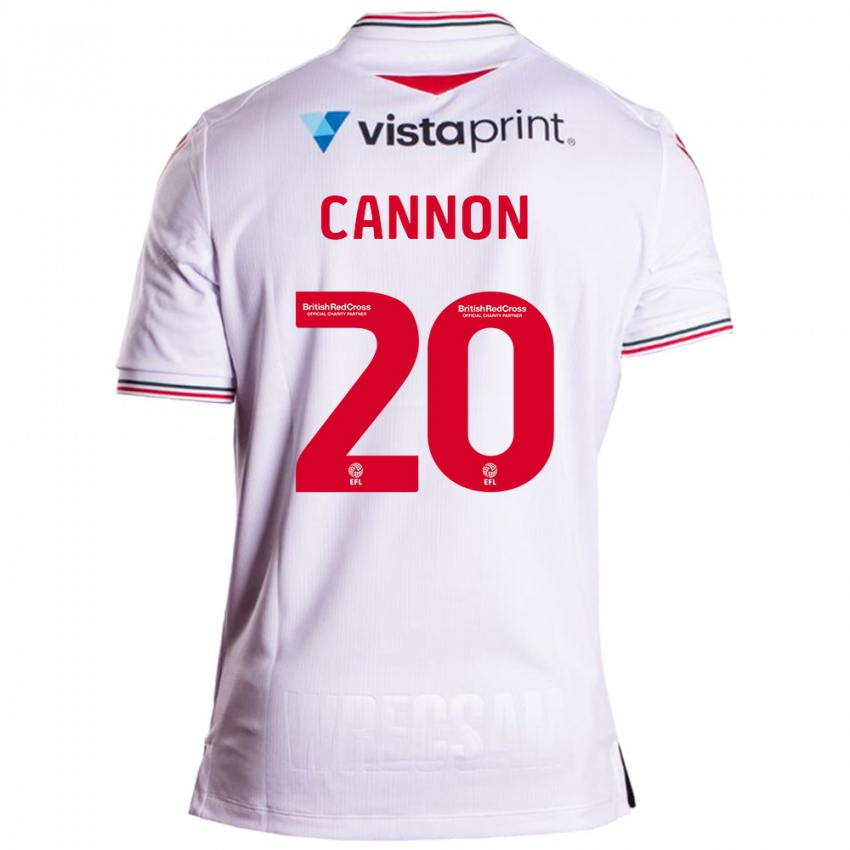 Mulher Camisola Andy Cannon #20 Branco Alternativa 2023/24 Camisa Brasil