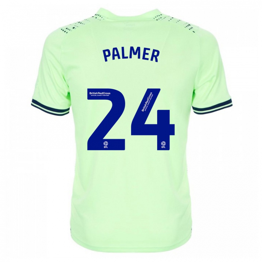 Mulher Camisola Alex Palmer #24 Marinha Alternativa 2023/24 Camisa Brasil